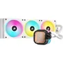 Corsair ICUE LINK H150i LCD RGB Wasserkühlung 360 mm Intel und AMD CPU schwarz