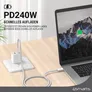 4smarts USB-C Kabel PremiumCord 240W 1.5m, weiß