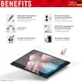 DISPLEX Tablet Glass Samsung Galaxy Tab S7+/S7 FE/S8+/S9 FE+