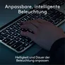 Logitech MX Keys S for Mac, Space Grey - Multi-Device-Tastatur für macOS und iPadOS
