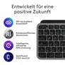 Logitech MX Keys S for Mac, Space Grey - Multi-Device-Tastatur für macOS und iPadOS