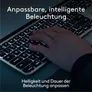 Logitech MX Keys S for Mac, Pale Grey - Multi-Device-Tastatur für macOS und iPadOS
