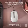 Logitech MX Anywhere 3S for Mac, Pale Grey - Kompakte kabellose Performance-Maus
