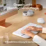 Logitech Wave Keys for Mac Off-White DE-Layout - Kabellose ergonomische Tastatur
