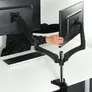 Arctic Z2-3D (Gen 3) Dual-Monitorarm mit Gasfeder schwarz
