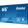 iiyama ProLite LH6565UHSB-B1 163,9cm (65") 4K UHD Signage Monitor DP/HDMI/RJ45