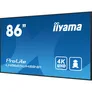 iiyama ProLite LH8665UHSB-B1 217cm (86") 4K UHD Signage Monitor DP/HDMI/RJ45