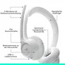 Logitech Zone 300 Headset Weiß - Kabelloses Headset für Home Office & Büro