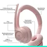 Logitech Zone 300 Headset Rosé- Kabelloses Headset für Home Office & Büro