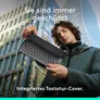 Logitech Keys-To-Go 2 Graphite - mobile kabellose Tastatur für Tablets & Notebooks