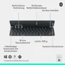 Logitech Keys-To-Go 2 Graphite - mobile kabellose Tastatur für Tablets & Notebooks