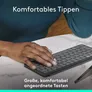 Logitech Keys-To-Go 2 for Mac, Graphite - mobile kabellose Tastatur für iPad und Mac
