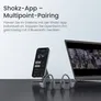 Shokz OpenSwim Pro MP3 Knochenschall-Sportkopfhörer grau