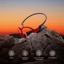 Shokz OpenSwim Pro MP3 Knochenschall-Sportkopfhörer rot