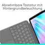 Logitech Combo Touch Tastatur-Case Grau für iPad Air 11" (M2), DE-Layout
