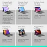 Logitech Combo Touch Tastatur-Case Grau für iPad Air 11" (M2), DE-Layout