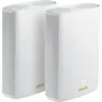 ASUS ZenWiFi XP4 Hybrid AX1800 + AV2 2er Pack Weiß Mesh WiFi 6 System
