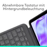 Logitech Combo Touch Tastatur-Case Grafit für iPad Pro 13" (M4), DE-Layout