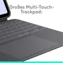 Logitech Combo Touch Tastatur-Case Grafit für iPad Pro 13" (M4), DE-Layout