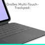 Logitech Combo Touch Tastatur-Case Grafit für iPad Pro 11" (M4), DE-Layout
