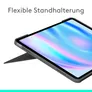 Logitech Combo Touch Tastatur-Case Grau für iPad Air 13" (M2), DE-Layout