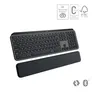 Logitech MX Keys S Plus Graphite + MX Palm Rest (Handballenauflage) Bundle