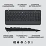 Logitech Signature MK650 Combo for Business, Grafit