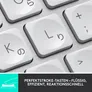 Logitech MX Keys Mini for Mac, Pale Grey - Kabellose & Kompakte Performance Tastatur