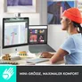 Logitech MX Keys Mini for Mac, Pale Grey - Kabellose & Kompakte Performance Tastatur