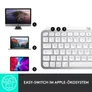 Logitech MX Keys Mini for Mac, Pale Grey - Kabellose & Kompakte Performance Tastatur