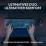 Logitech MX Keys S Combo Graphite, DE-Layout (Qwertz) - MX Master 3S, MX Keys S & MX Palm Rest