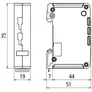 Dehn Kombi-Ableiter DEHNpatch bis 10 GBit mit RJ45 Buchsen und Statusanzeige