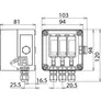 Dehn Überspannungsableiter Typ 2 DEHNcube im Gehäuse IP65 f. PV-Anl. 1MPP b. 1000V DC