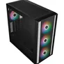 Cooler Master MasterBox MB600 Midi Tower ATX Gehäuse Glasfenster schwarz