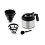 Medion MD 19911 Kaffeemaschine mit Mahlwerk edelstahl