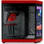 HYTE Y70 Touch Infinite Black Cherry ATX Midi Tower Gaming Gehäuse rot/schwarz Seitenfenster