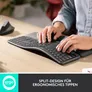 Logitech Ergo K860 Split for Business - ergonomische Tastatur mit Logi Bold