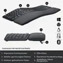 Logitech Ergo K860 Split for Business - ergonomische Tastatur mit Logi Bold