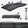Logitech Ergo K860 Split for Business - US - ergonomische Tastatur mit Logi Bold