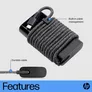 HP 65W USB-C Laptop Charger Notebook-Netzkabel
