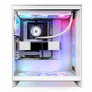 NZXT H7 Flow White RGB (2024) Midi Tower ATX Gaming Gehäuse weiß mit Glasfenster