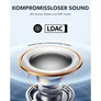 soundcore by Anker AeroFit Pro Bluetooth-Kopfhörer weiß