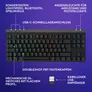 Logitech G515 Lightspeed TKL, Tactile-Switches, Schwarz - Kabellose Gaming Tastatur
