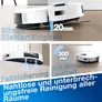 ECOVACS N20 Saugroboter mit Wischfunktion 8000 Pa, Ladestation
