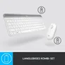 Logitech MK470 Kabellose Maus-Tastaturkombination Weiß
