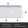 Logitech MK470 Kabellose Maus-Tastaturkombination Weiß