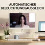 Logitech Brio 100 Full HD-Webcam Off-White - inkl. Beleuchtungskorrektur