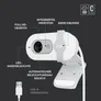 Logitech Brio 100 Full HD-Webcam Off-White - inkl. Beleuchtungskorrektur