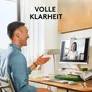 Logitech Brio 100 Full HD-Webcam Rosé - inkl. Beleuchtungskorrektur