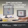 Logitech MX Mechanical Mini für Mac Kabellose Tastatur Hellgrau
